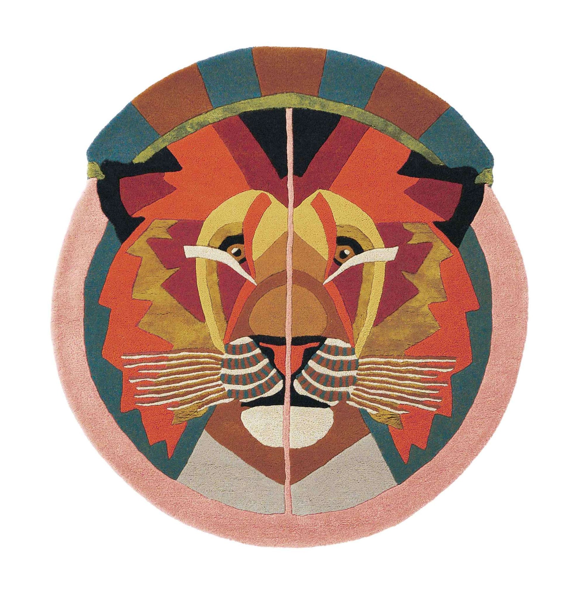 DYWAN OKRĄGŁY ZNAK ZODIAKU LEW 200 x 200 cm od CARPETS & MORE