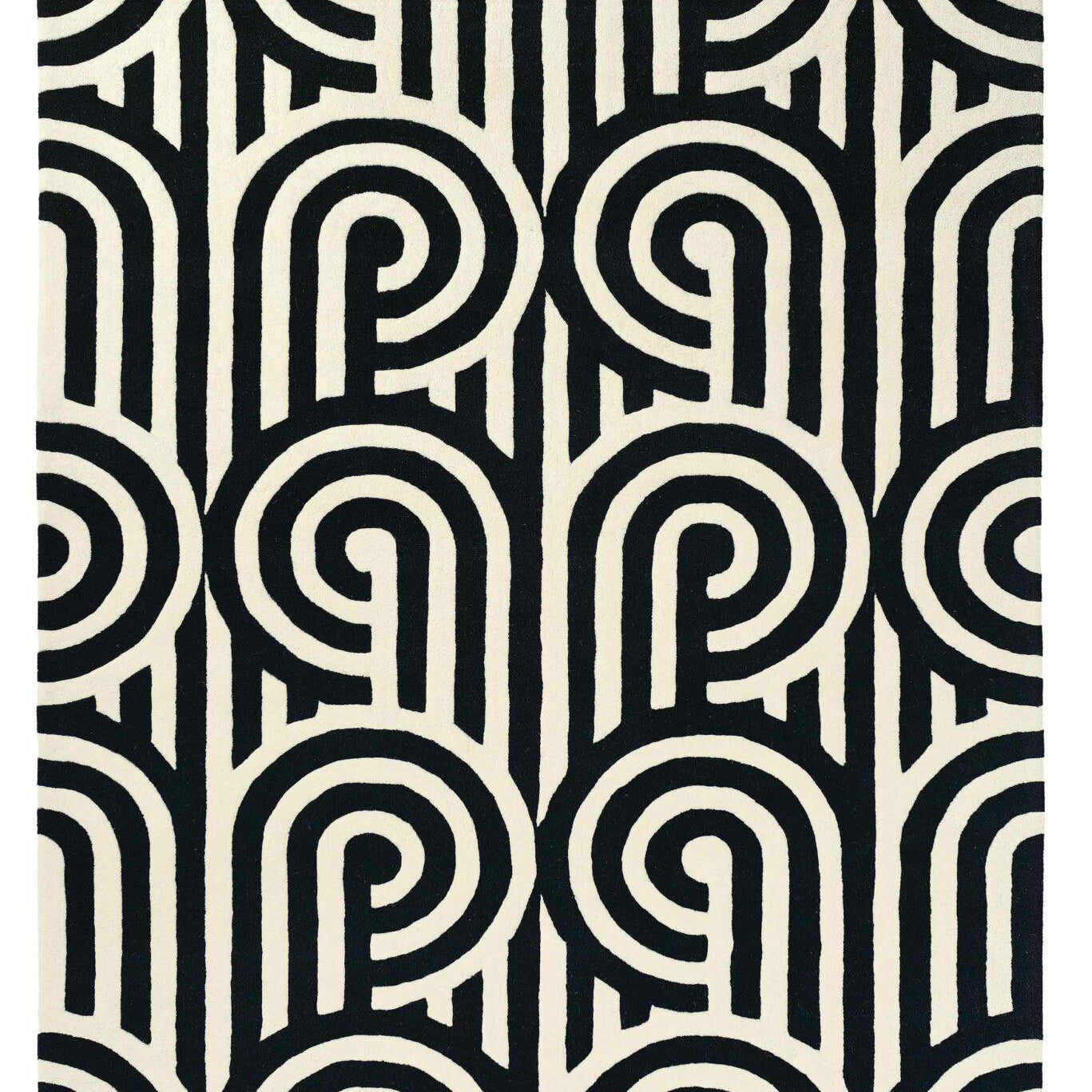 DYWAN PROSTOKĄTNY TURNABOUTS BLACK  x  cm od CARPETS & MORE