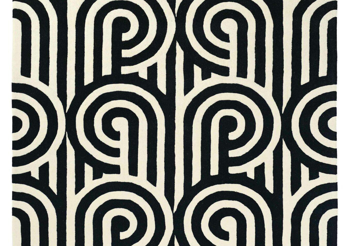 DYWAN PROSTOKĄTNY TURNABOUTS BLACK 240 X  CM OD CARPETS & MORE