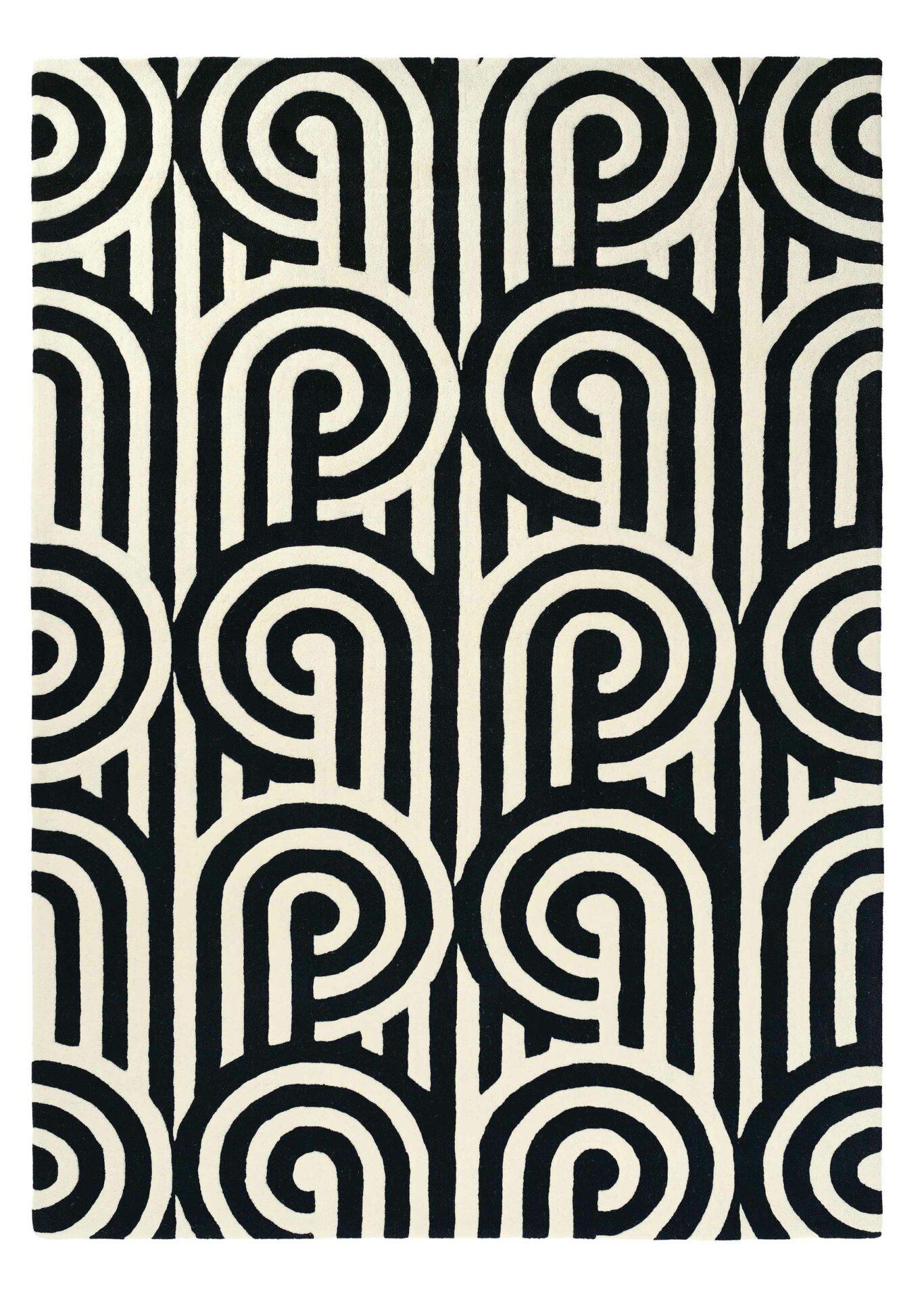 DYWAN PROSTOKĄTNY TURNABOUTS BLACK  x  cm od CARPETS & MORE