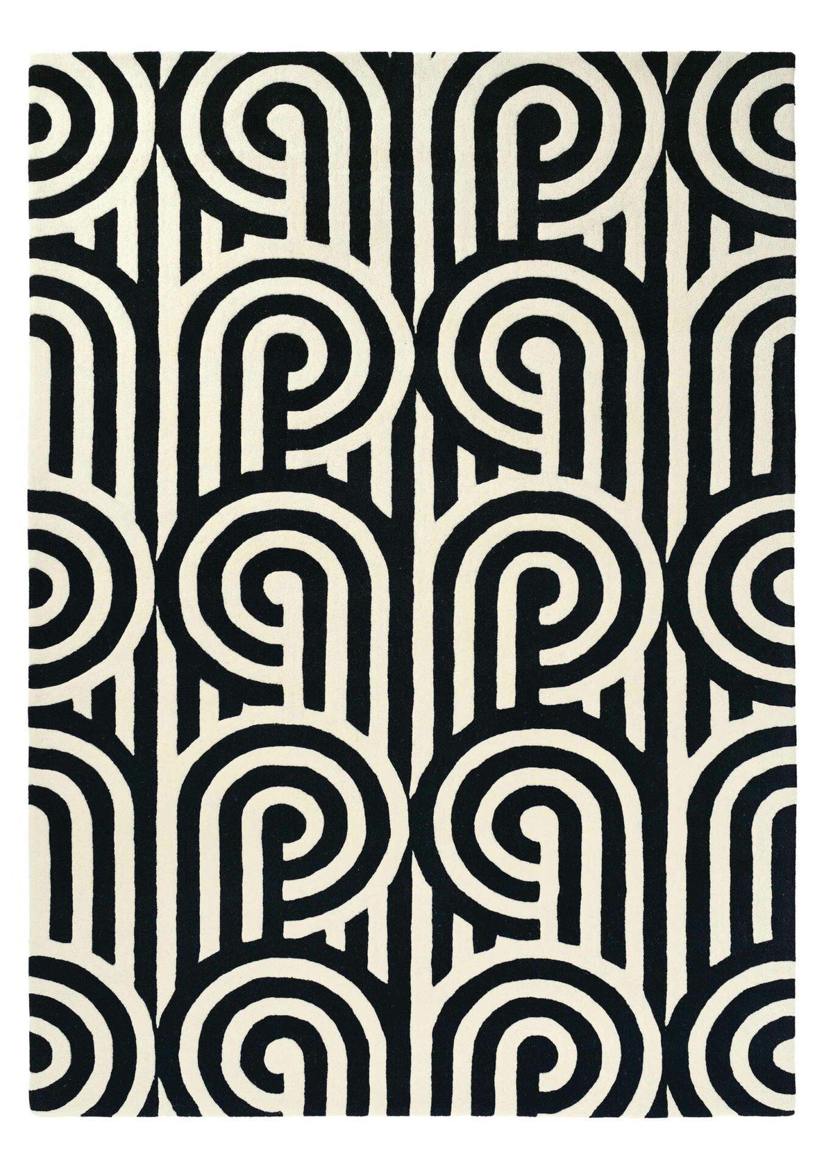 DYWAN PROSTOKĄTNY TURNABOUTS BLACK 280 X  CM OD CARPETS & MORE