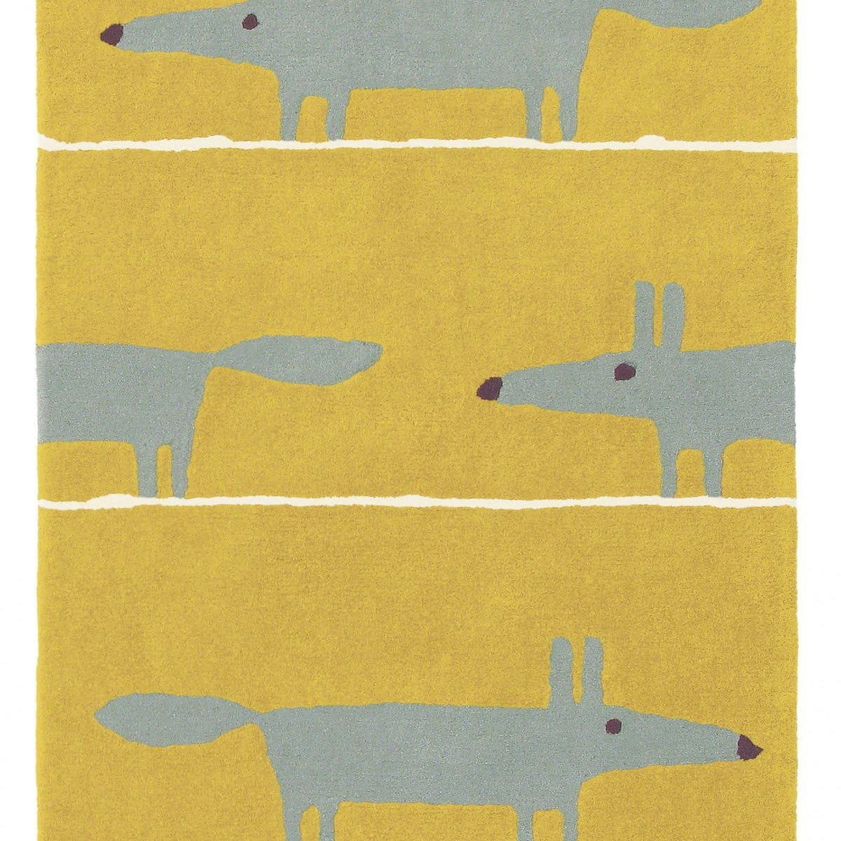DYWAN PROSTOKĄTNY MR FOX MUSTARD  x  cm od CARPETS & MORE