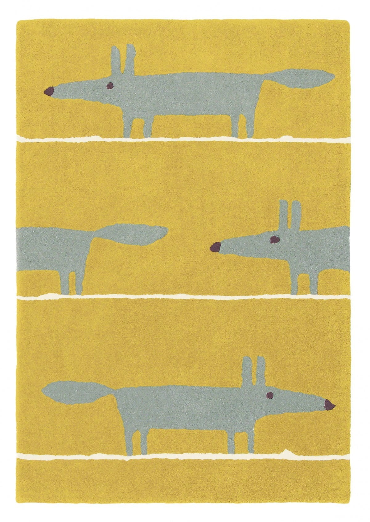 DYWAN PROSTOKĄTNY MR FOX MUSTARD  x  cm od CARPETS & MORE