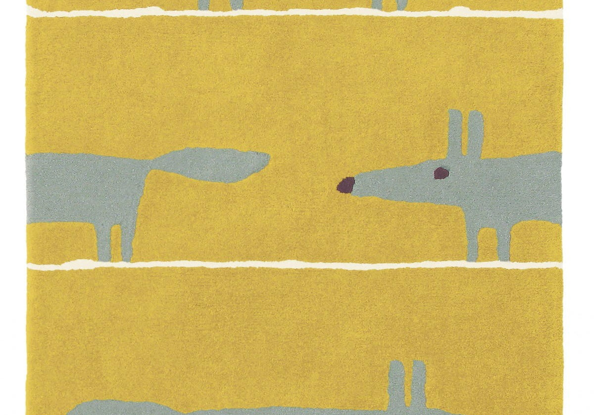 DYWAN PROSTOKĄTNY MR FOX MUSTARD 150 x  CM OD CARPETS & MORE