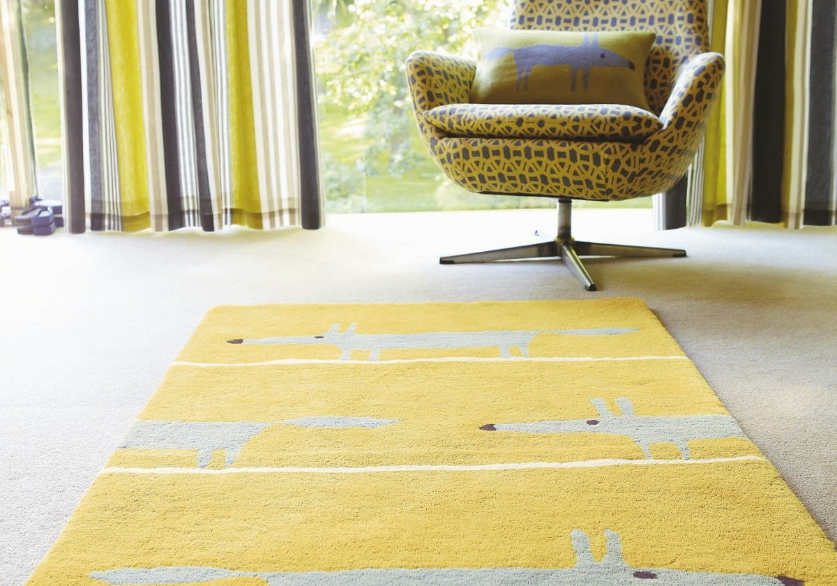 DYWAN PROSTOKĄTNY MR FOX MUSTARD 200 x  CM OD CARPETS & MORE