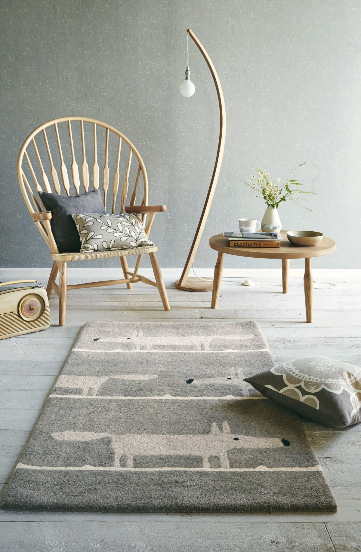 DYWAN PROSTOKĄTNY MR FOX SILVER 200 x 140 cm od CARPETS & MORE