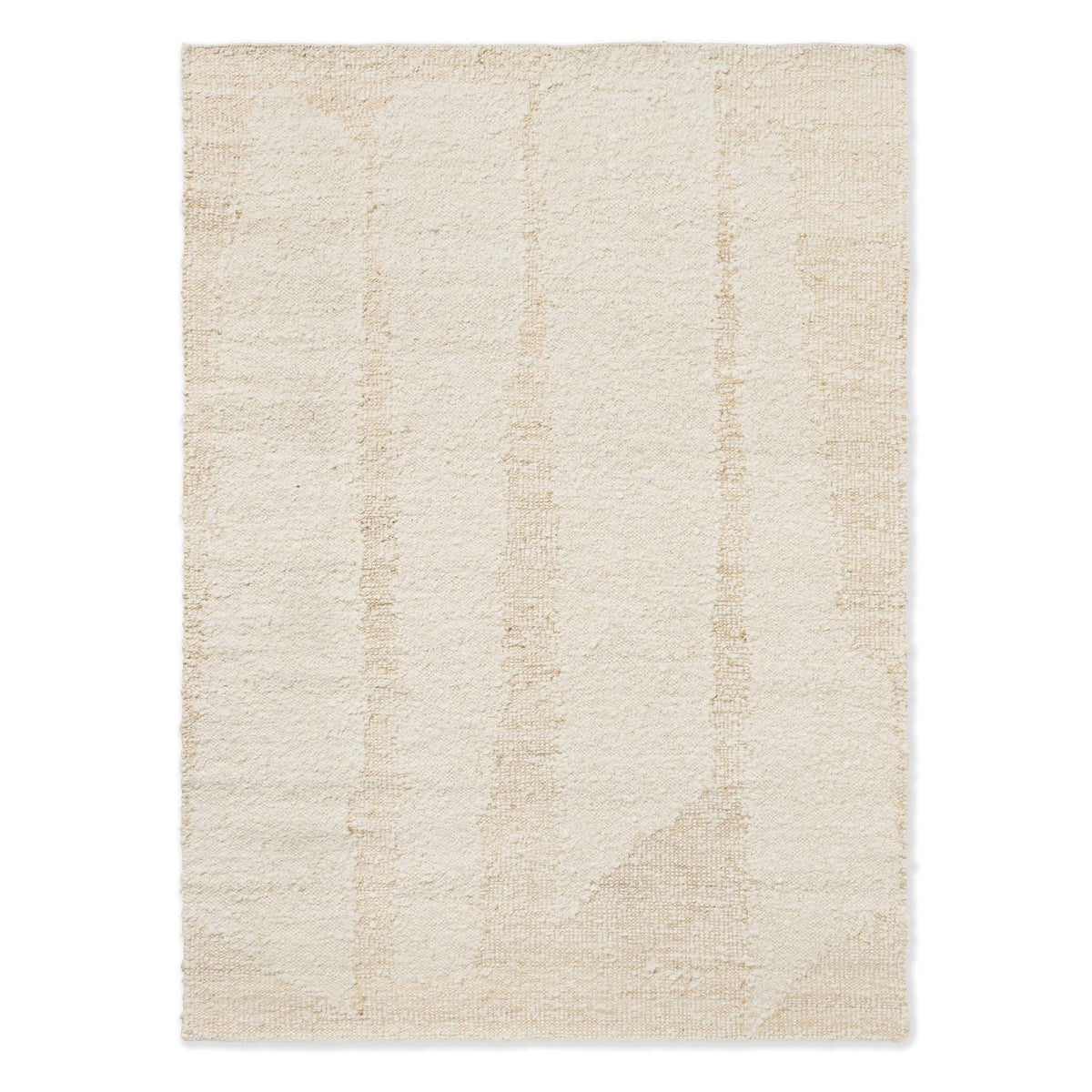 DYWAN PROSTOKĄTNY CRAFT FUNDAMENT WOOL WHITE 230 X 160 CM OD BRINK & CAMPMAN