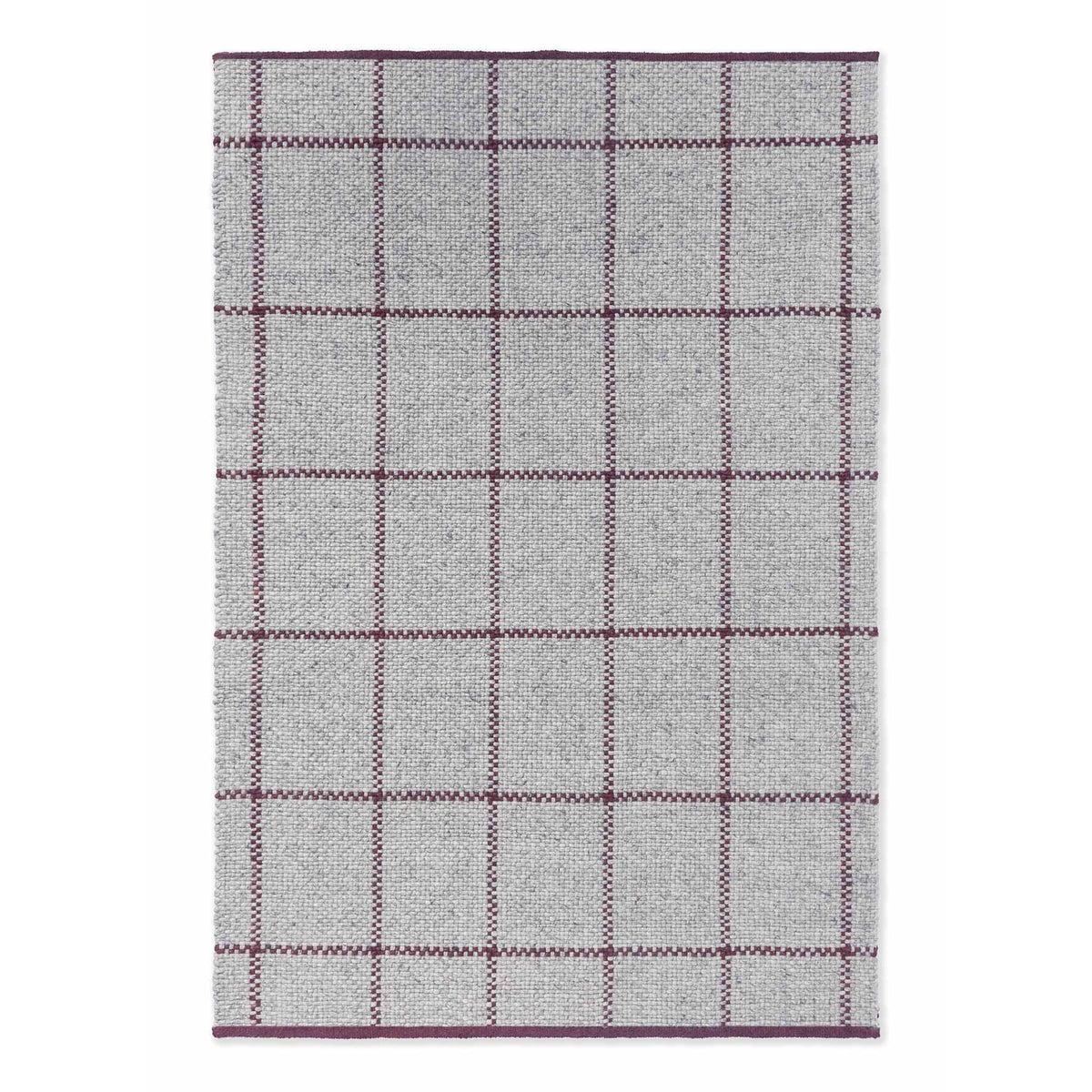 DYWAN PROSTOKĄTNY CRAFT MATTER CHECK ASH STONE RED 230 X 160 CM OD BRINK & CAMPMAN