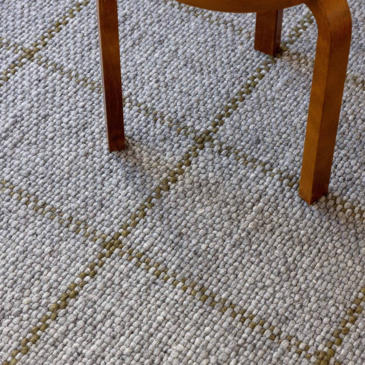 DYWAN PROSTOKĄTNY CRAFT MATTER CHECK SLATE OLIVE 230 X 160 CM OD BRINK & CAMPMAN