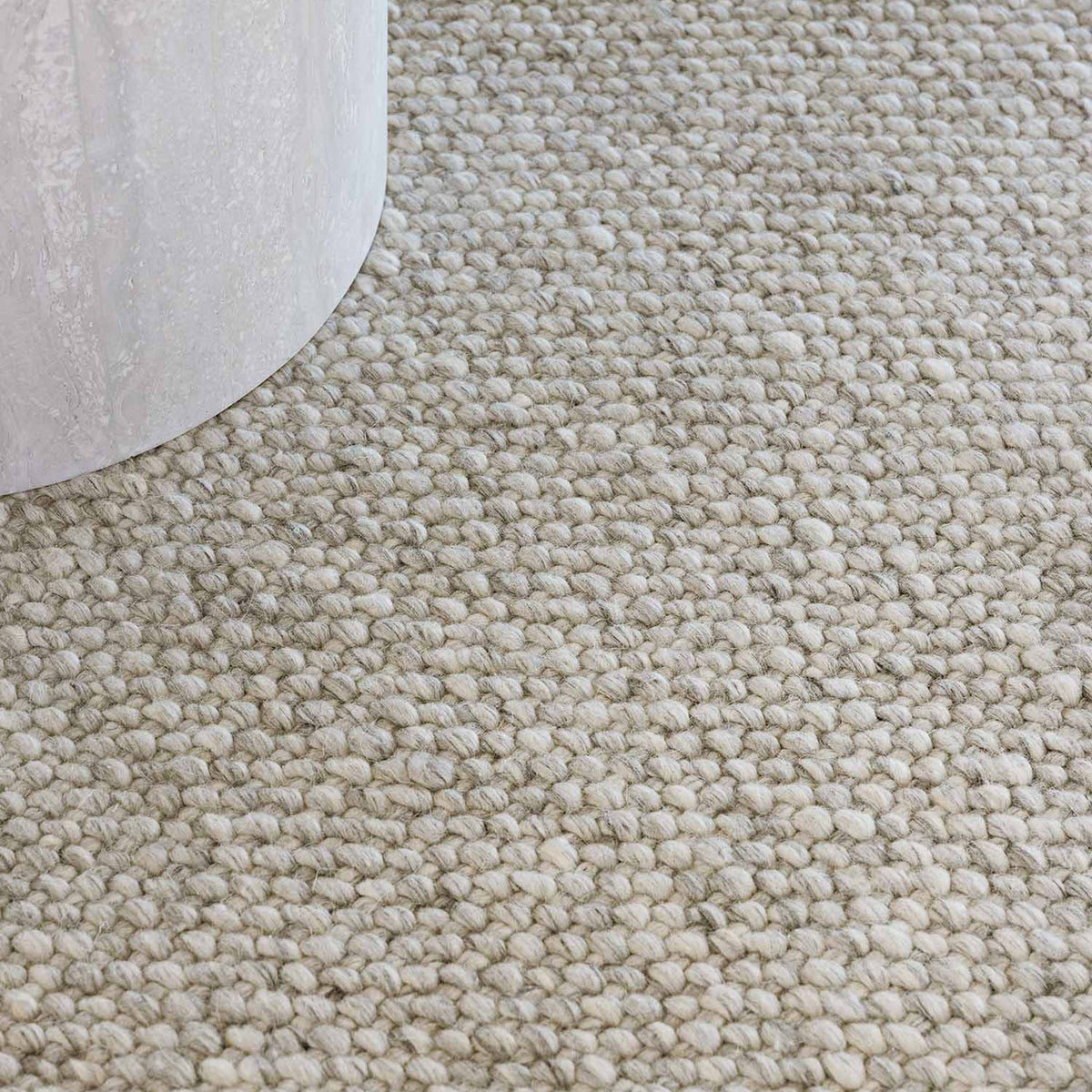 DYWAN PROSTOKĄTNY CRAFT MATTER PLAIN ASH GREY 230 X 160 CM OD BRINK & CAMPMAN