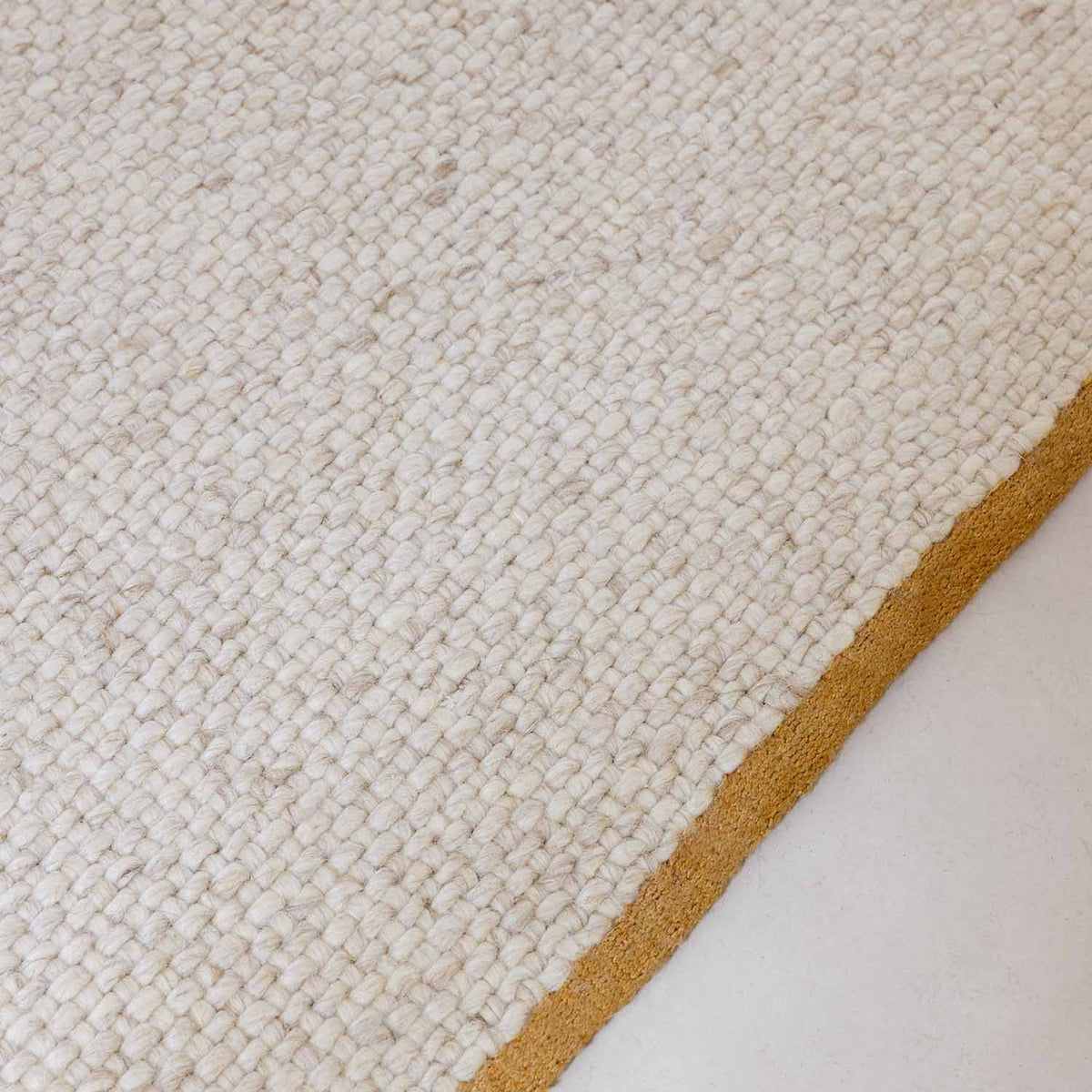 DYWAN PROSTOKĄTNY CRAFT MATTER PLAIN WARM WHITE 230 X 160 CM OD BRINK & CAMPMAN