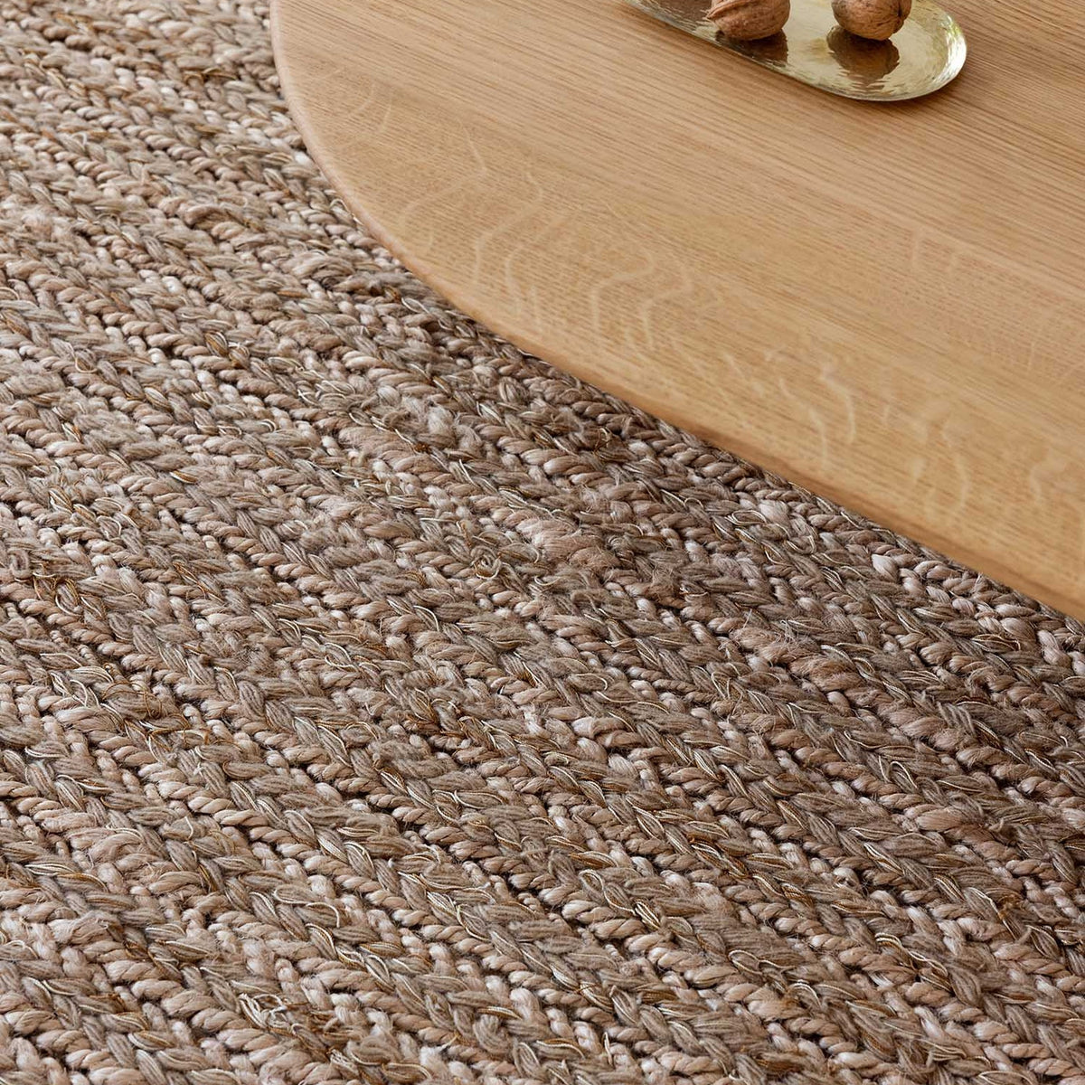DYWAN PROSTOKĄTNY CRAFT PLAIT NATURAL 230 X 160 CM OD BRINK & CAMPMAN