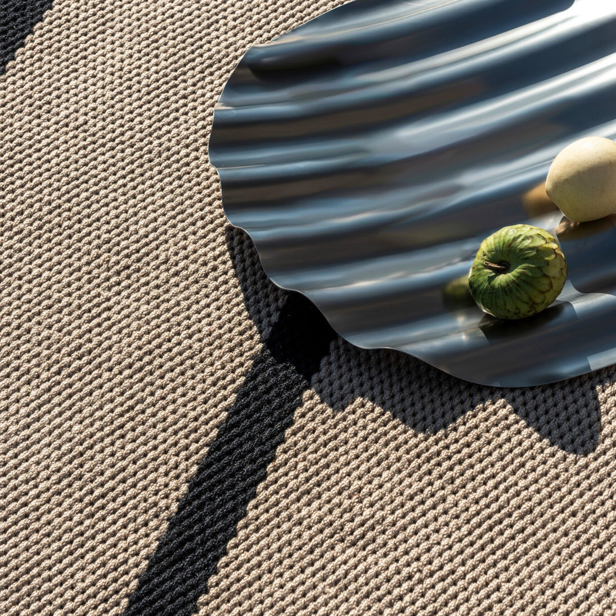 DYWAN PROSTOKĄTNY DECK CHARCOAL BLACK 230 X 160 CM OD BRINK & CAMPMAN