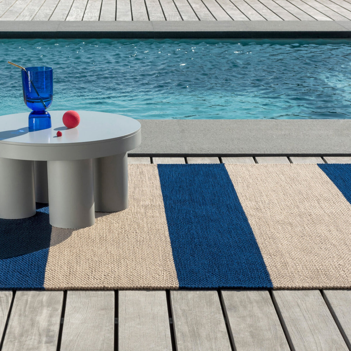 DYWAN PROSTOKĄTNY DECK ELECTRIC BLUE 230 X 160 CM OD BRINK & CAMPMAN