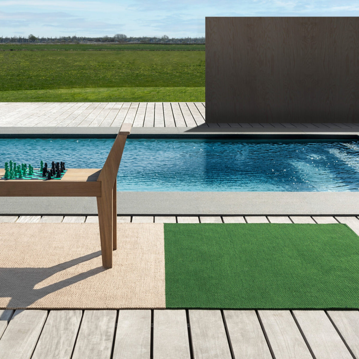 DYWAN PROSTOKĄTNY DECK SPRING GREEN 230 X 160 CM OD BRINK & CAMPMAN