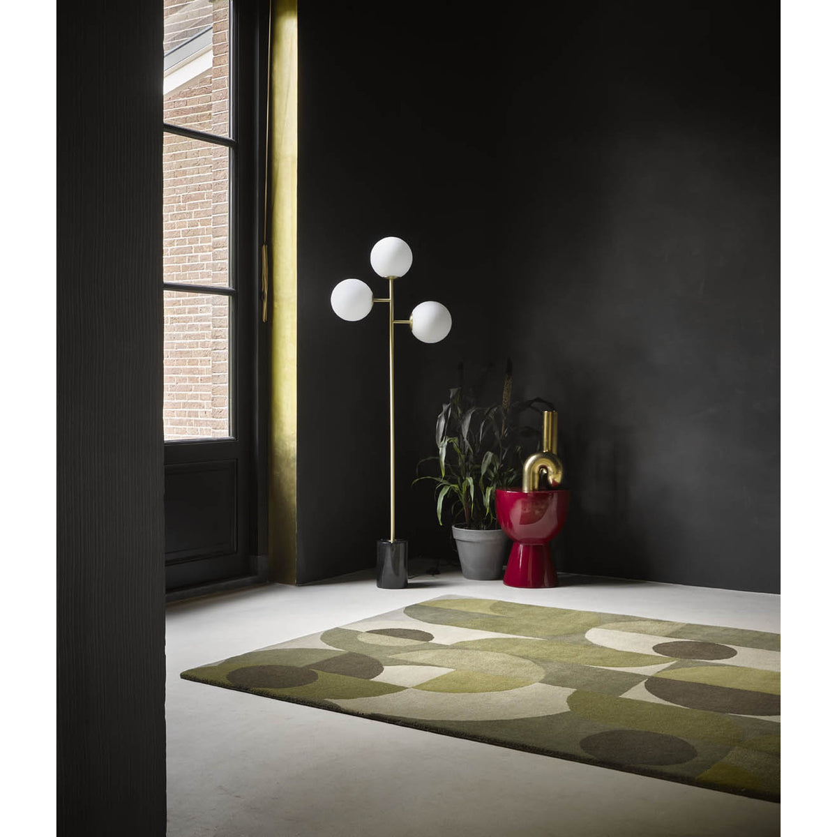 DYWAN PROSTOKĄTNY DECOR COSMO GREENS 230 X 160 CM OD BRINK & CAMPMAN