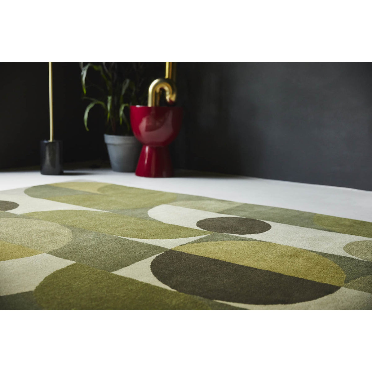 DYWAN PROSTOKĄTNY DECOR COSMO GREENS 230 X 160 CM OD BRINK & CAMPMAN