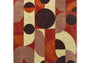 DYWAN PROSTOKĄTNY DECOR COSMO RED PALE GREEN 230 X 160 CM OD BRINK & CAMPMAN
