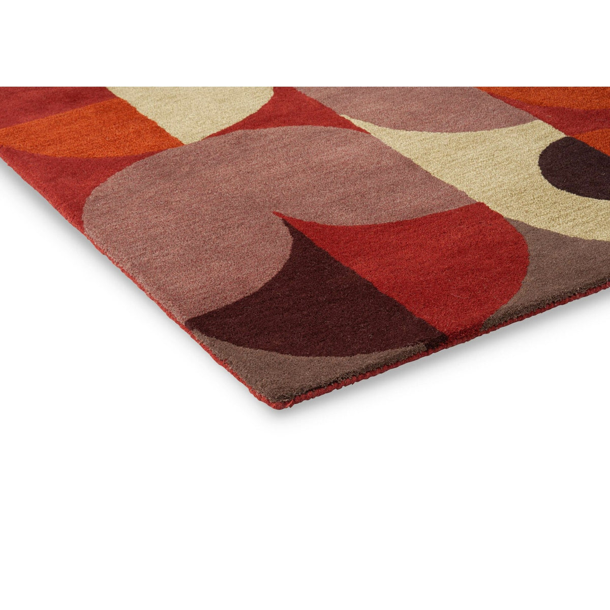 DYWAN PROSTOKĄTNY DECOR COSMO RED PALE GREEN 230 X 160 CM OD BRINK & CAMPMAN
