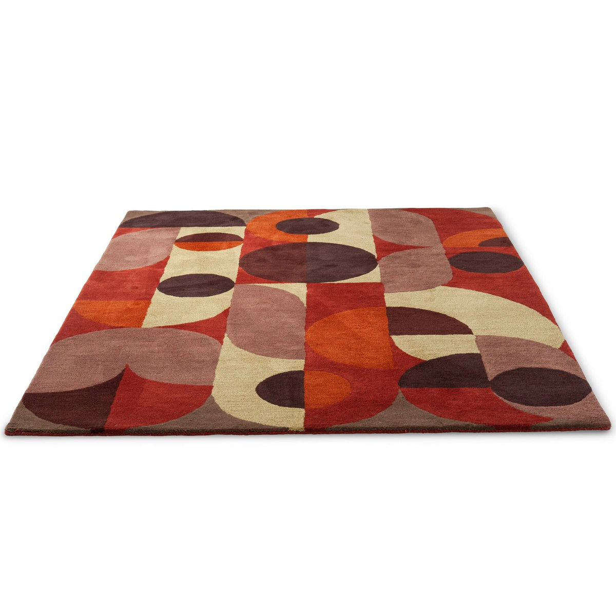 DYWAN PROSTOKĄTNY DECOR COSMO RED PALE GREEN 230 X 160 CM OD BRINK & CAMPMAN