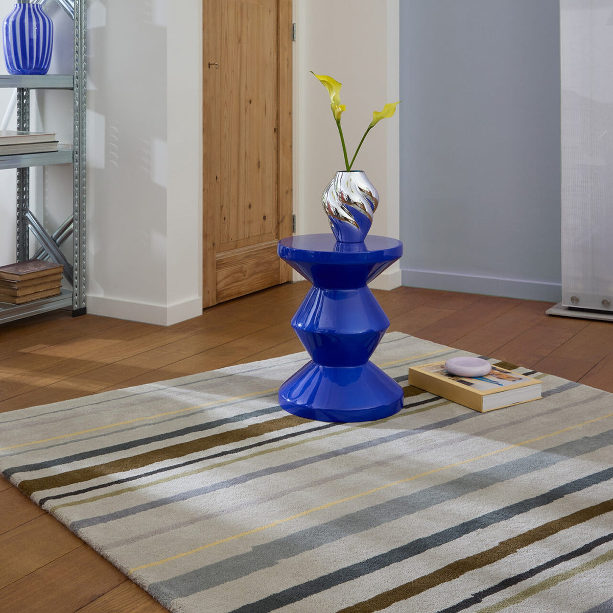 DYWAN PROSTOKĄTNY DECOR SHIFT STEEL METAL 230 X 160 CM OD BRINK & CAMPMAN