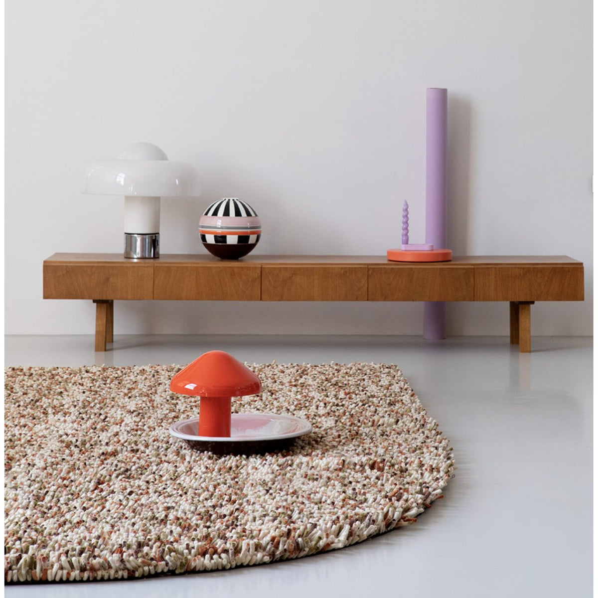 DYWAN PROSTOKĄTNY DOTS PUMPKIN 240 X 170 CM OD BRINK & CAMPMAN