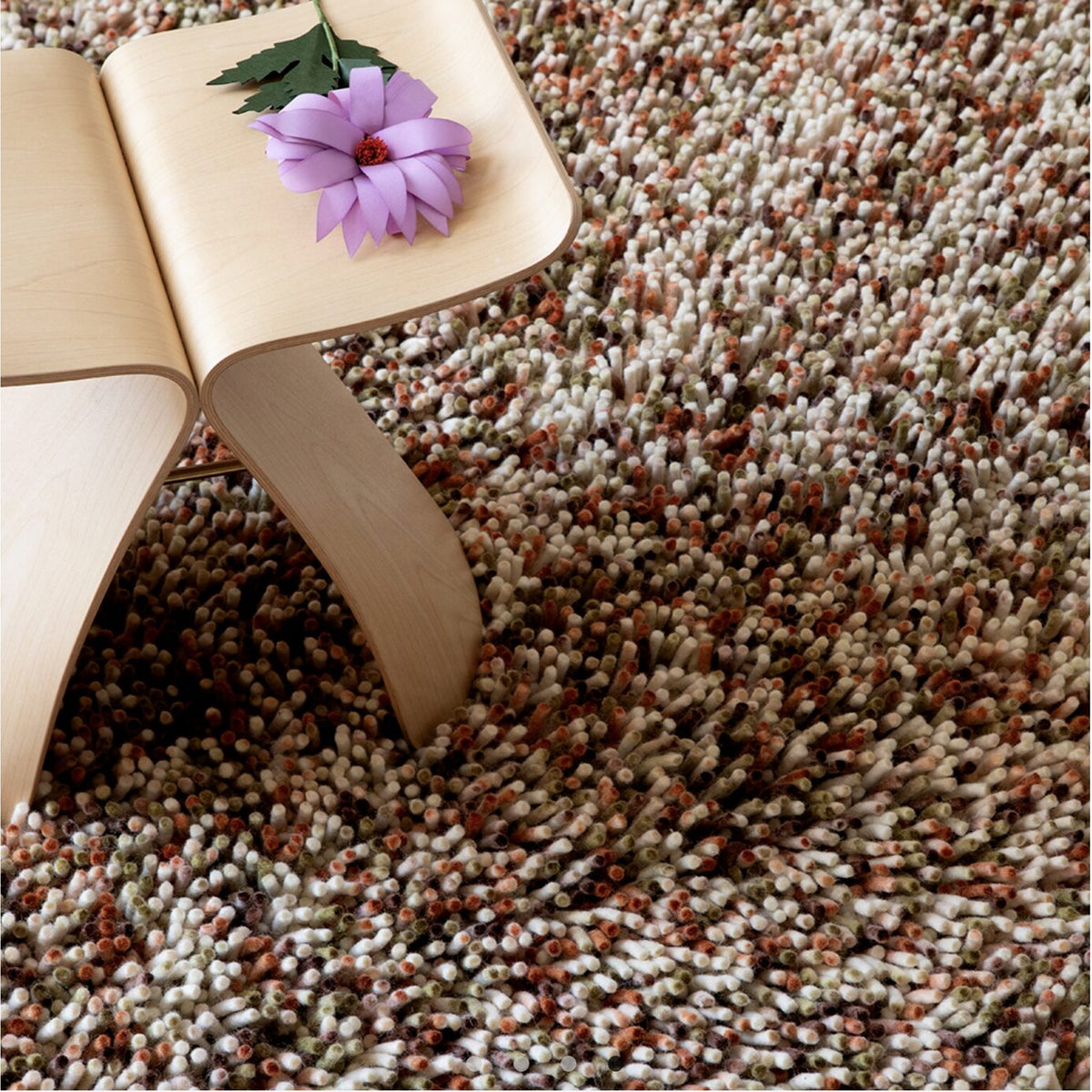DYWAN PROSTOKĄTNY DOTS PUMPKIN 240 X 170 CM OD BRINK & CAMPMAN