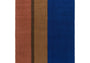 DYWAN PROSTOKĄTNY FESTIVAL STRIPE BLUE 230 X 160 CM OD BRINK & CAMPMAN