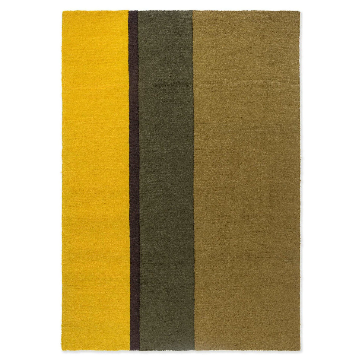 DYWAN PROSTOKĄTNY FESTIVAL STRIPE YELLOW 230 X 160 CM OD BRINK & CAMPMAN