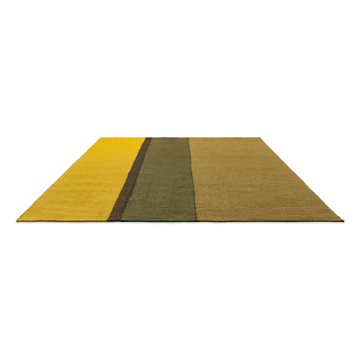 DYWAN PROSTOKĄTNY FESTIVAL STRIPE YELLOW 230 X 160 CM OD BRINK & CAMPMAN