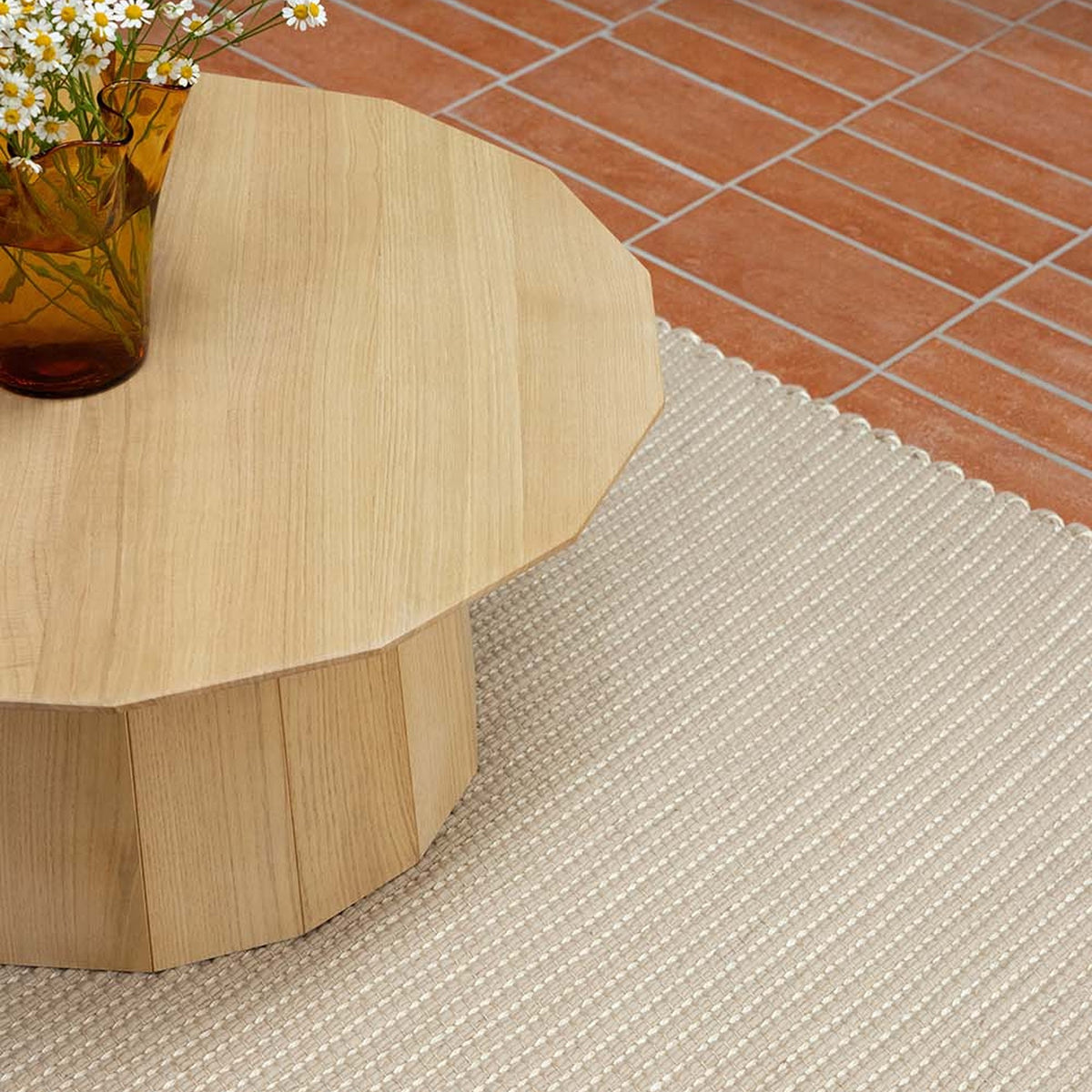 DYWAN PROSTOKĄTNY FRAME NATURAL 240 X 170 CM OD BRINK & CAMPMAN