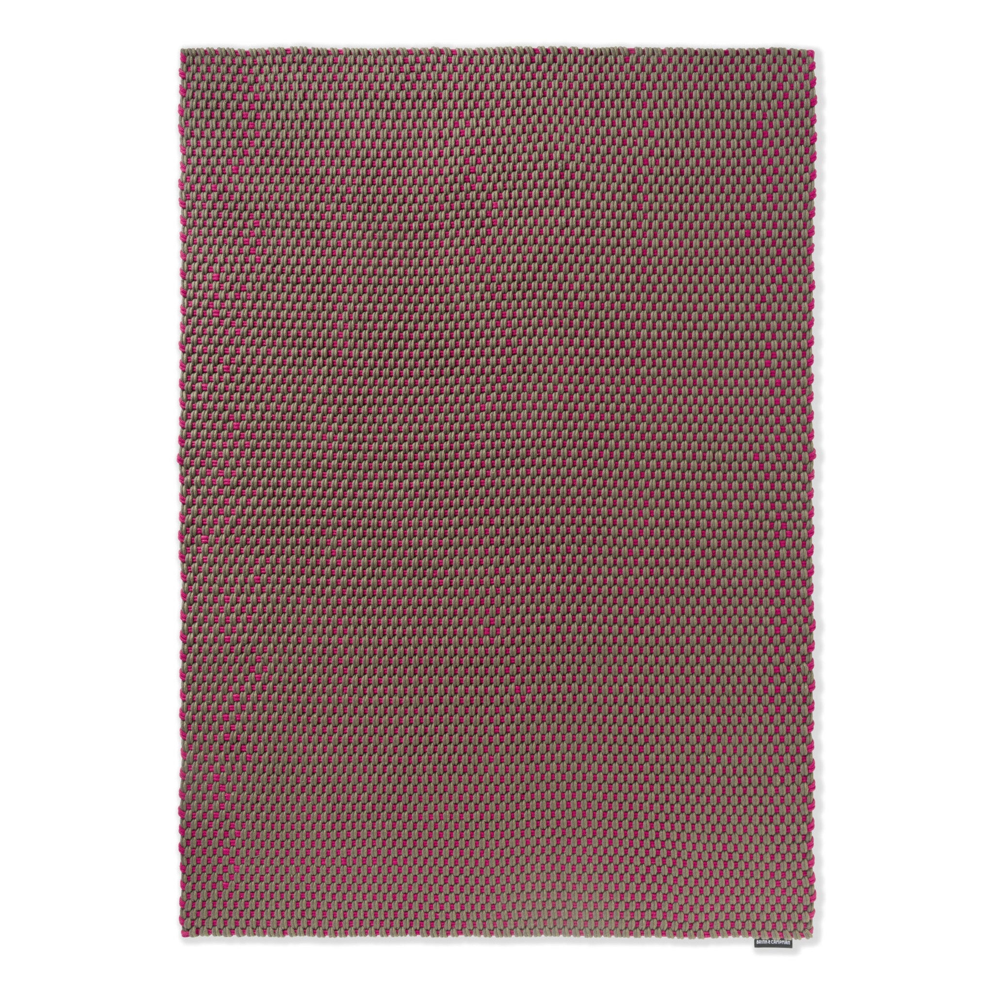 DYWAN PROSTOKĄTNY LACE TRICOLORE THYME - GREY - PINK 230 X 160 CM OD BRINK & CAMPMAN