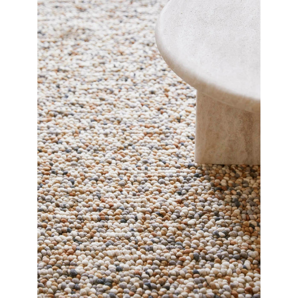 DYWAN PROSTOKĄTNY PEBBLE BEACH BEIGE 240 X 170 CM OD BRINK & CAMPMAN
