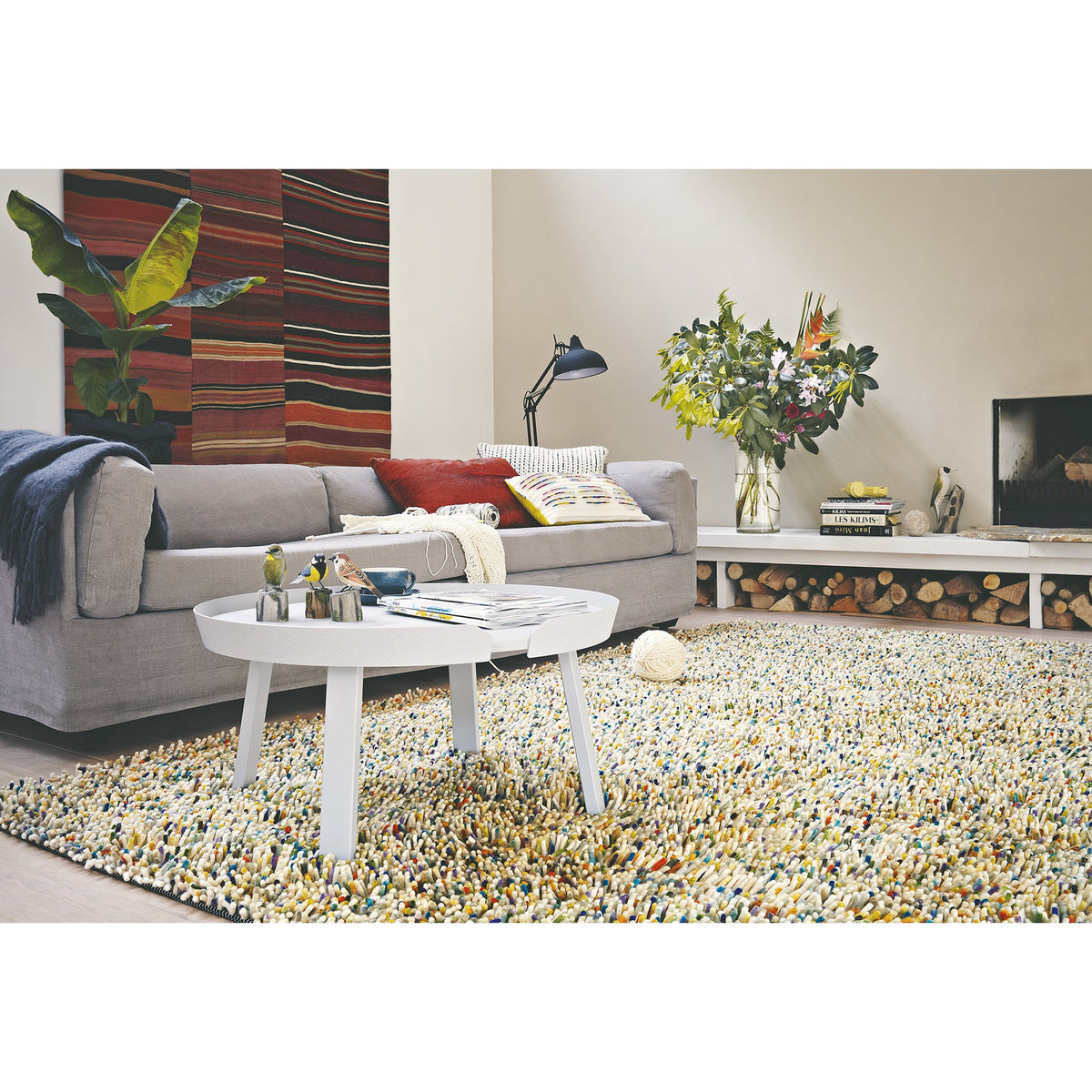 DYWAN PROSTOKĄTNY ROCKS CONFETTI 240 X 170 CM OD BRINK & CAMPMAN