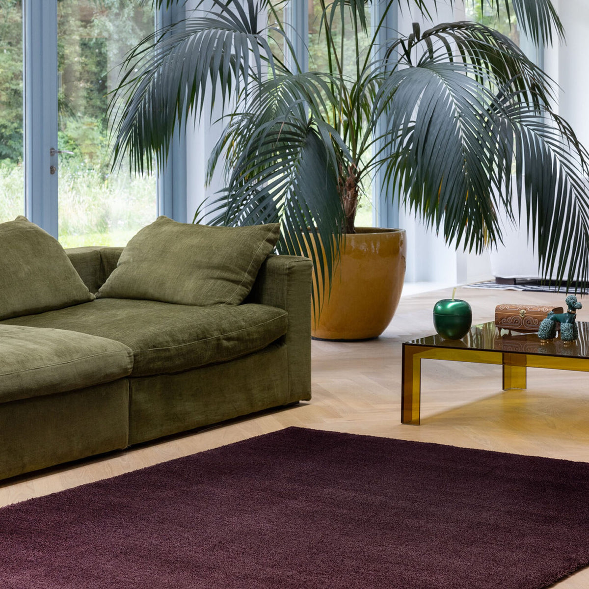DYWAN PROSTOKĄTNY SHADE LOW PLUM | FIG 240 X 170 CM OD BRINK & CAMPMAN