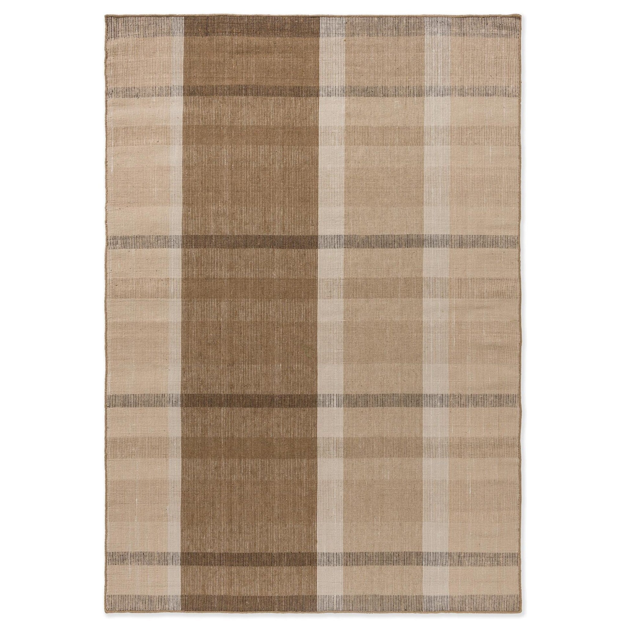 DYWAN PROSTOKĄTNY ZONA BLOCK STRIPE & CHECK CASHEW 230 X 160 CM OD BRINK & CAMPMAN