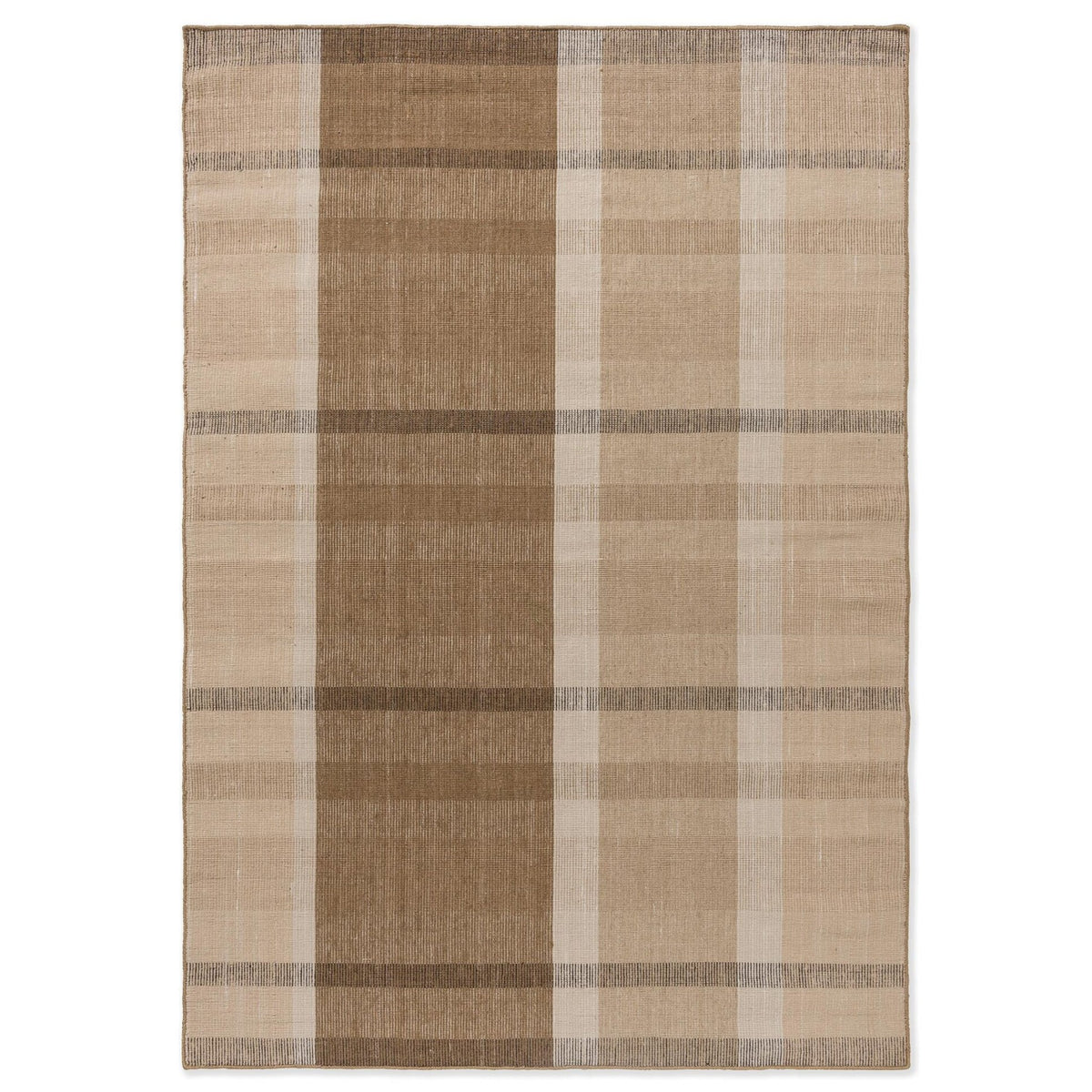 DYWAN PROSTOKĄTNY ZONA BLOCK STRIPE & CHECK CASHEW 230 X 160 CM OD BRINK & CAMPMAN
