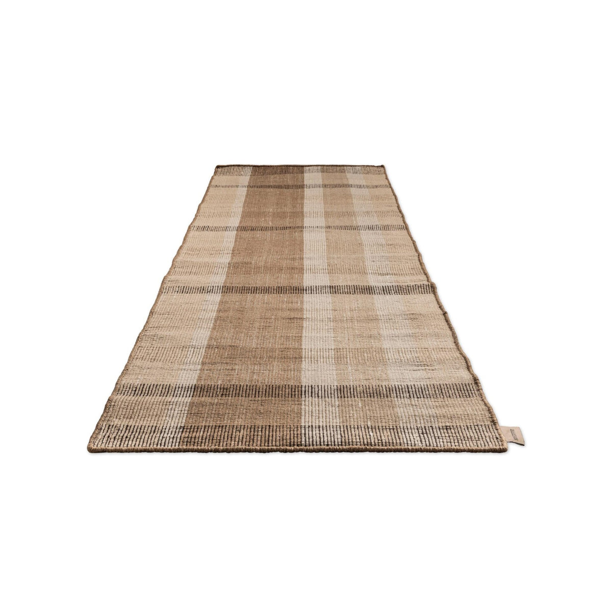 DYWAN PROSTOKĄTNY ZONA BLOCK STRIPE & CHECK CASHEW 230 X 160 CM OD BRINK & CAMPMAN