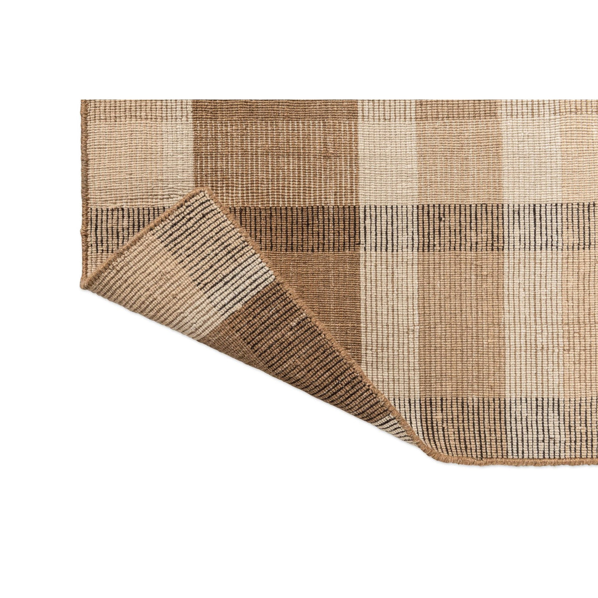 DYWAN PROSTOKĄTNY ZONA BLOCK STRIPE & CHECK CASHEW 230 X 160 CM OD BRINK & CAMPMAN