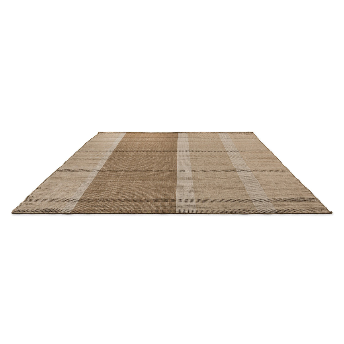 DYWAN PROSTOKĄTNY ZONA BLOCK STRIPE & CHECK CASHEW 230 X 160 CM OD BRINK & CAMPMAN