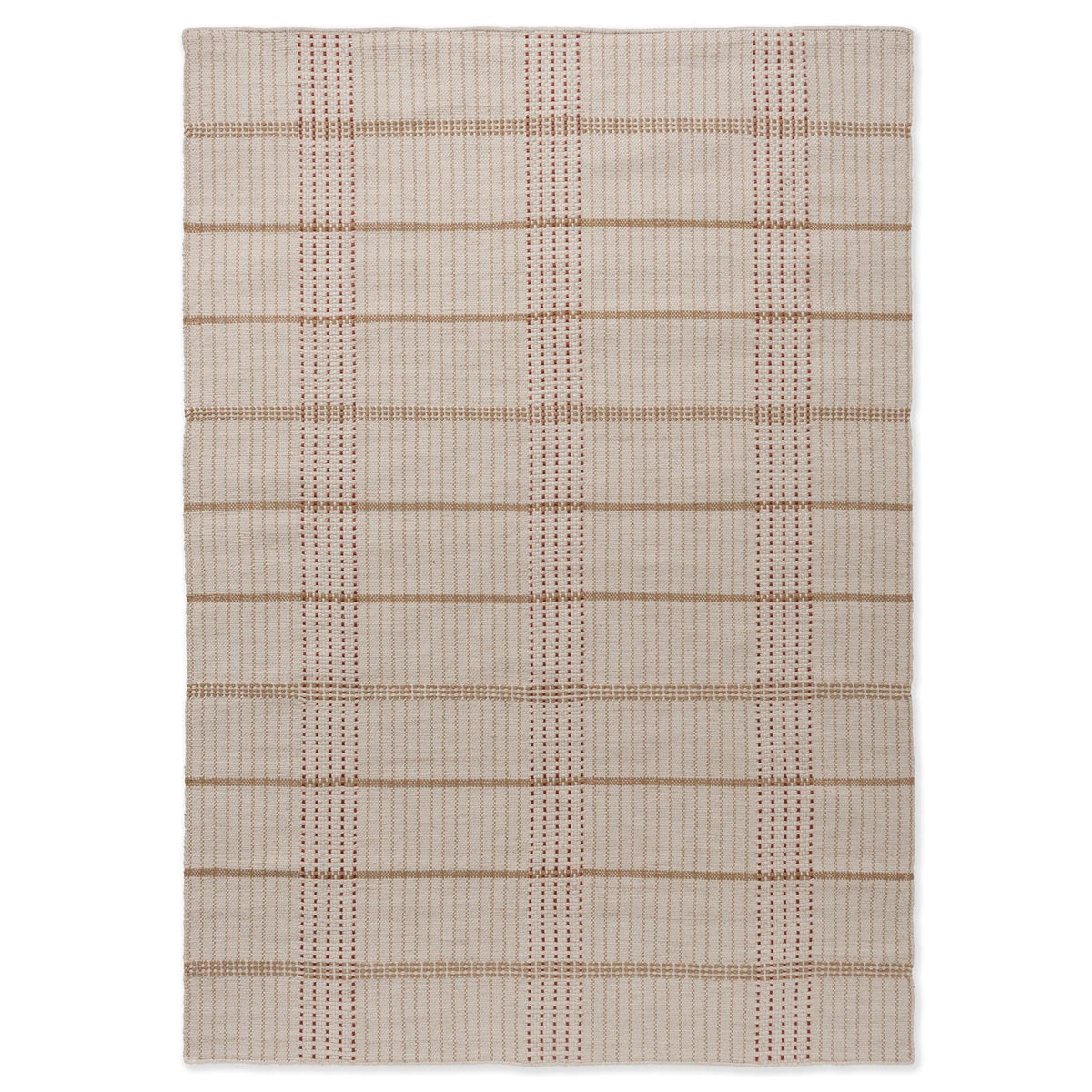 DYWAN PROSTOKĄTNY ZONA STITCH TERRA 230 X 160 CM OD BRINK & CAMPMAN