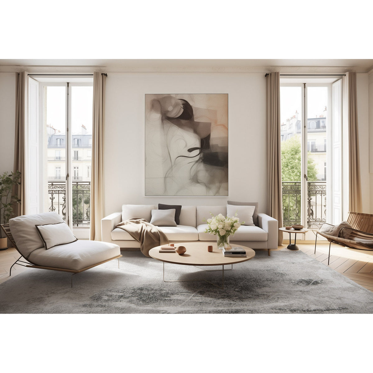 DYWAN PROSTOKĄTNY DECO RUGS CONCRETE ICE 230 X 160 CM OD CARPETS & MORE