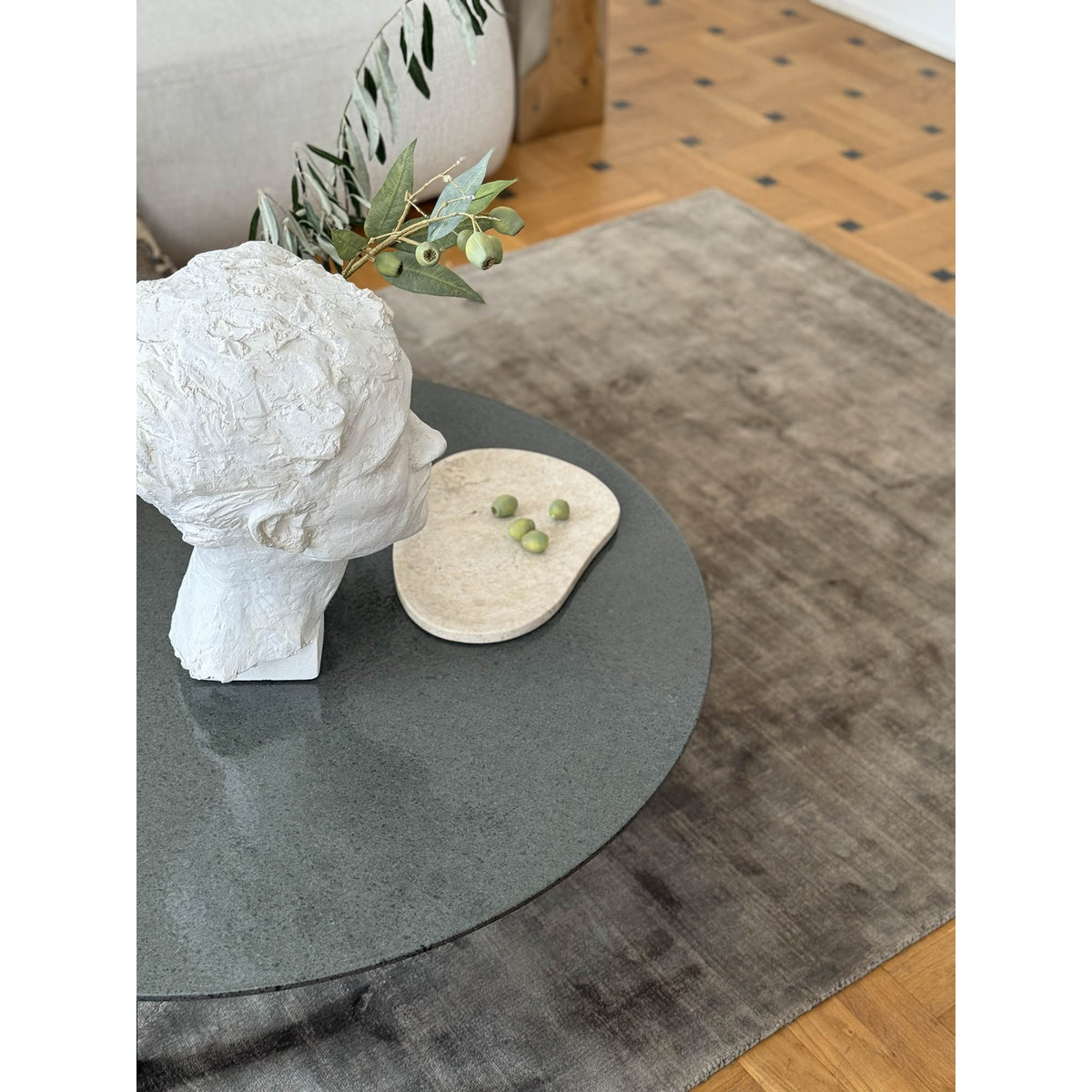 DYWAN PROSTOKĄTNY DESERT DARK GREY 230 X 160 CM OD CARPETS & MORE