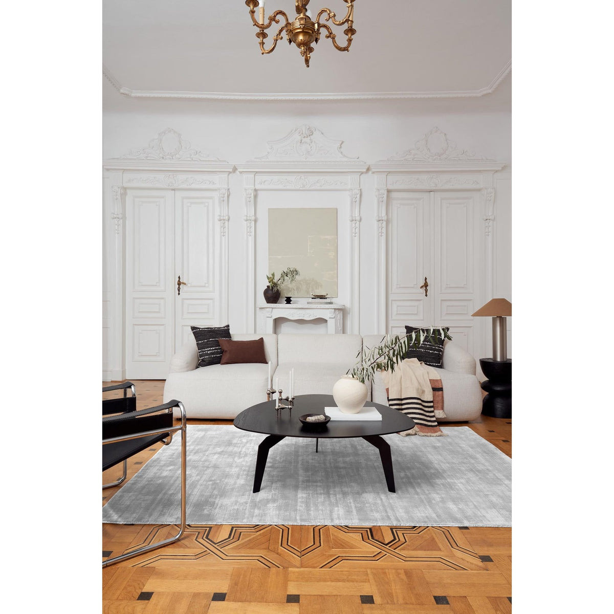 DYWAN PROSTOKĄTNY DESERT GREY 230 X 160 CM OD CARPETS & MORE