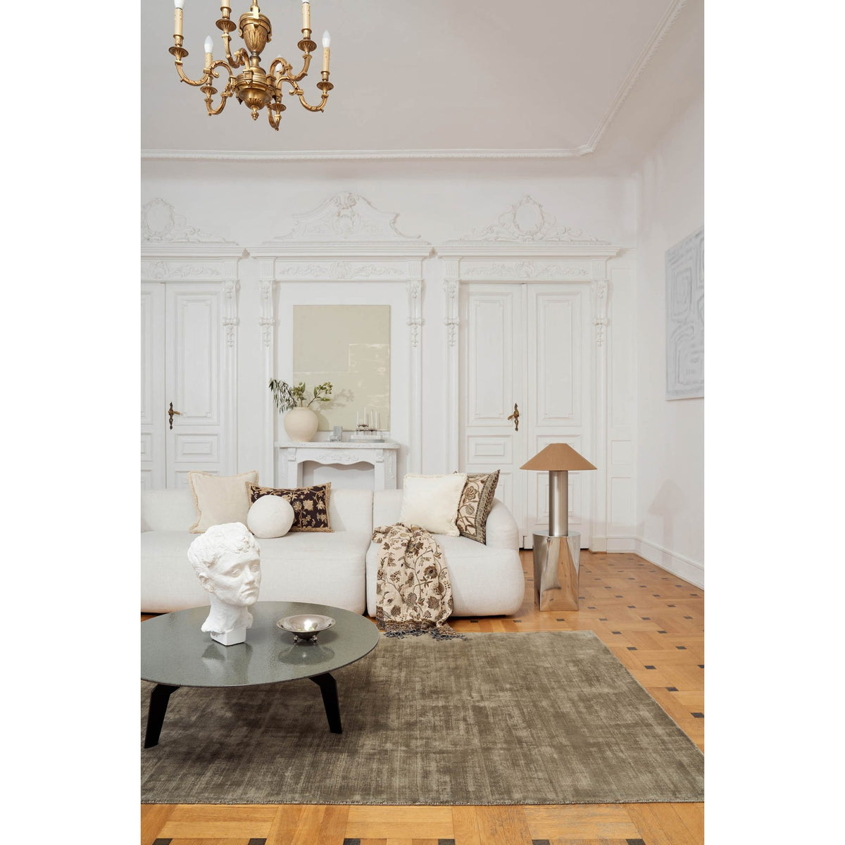 DYWAN PROSTOKĄTNY DESERT KHAKI 230 X 160 CM OD CARPETS & MORE