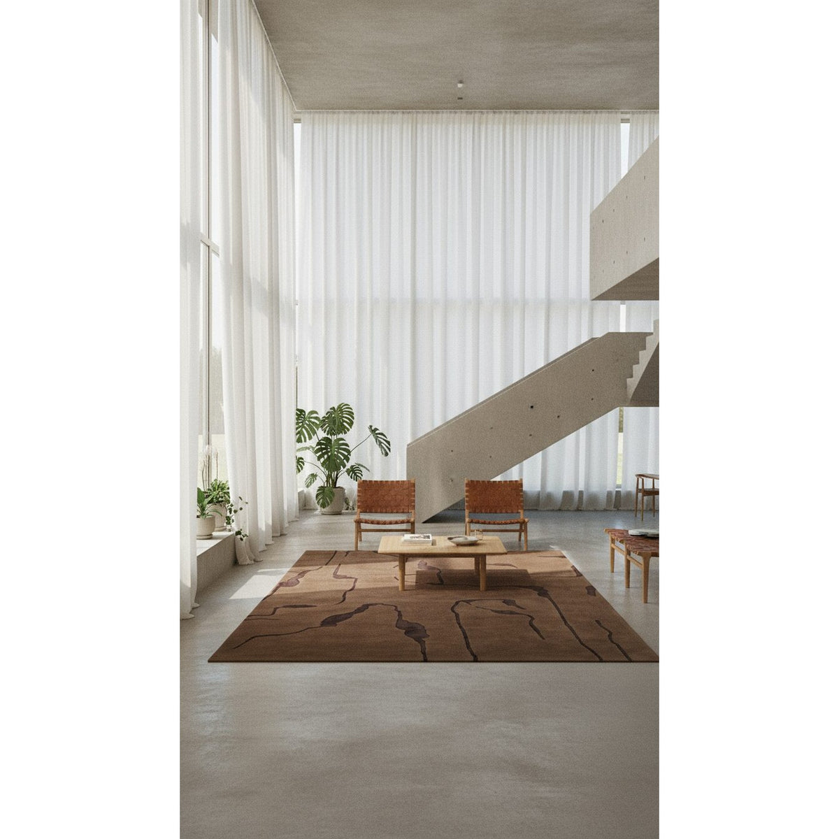DYWAN PROSTOKĄTNY SHAPES CANYON BROWN 230 X 160 CM OD CARPETS & MORE