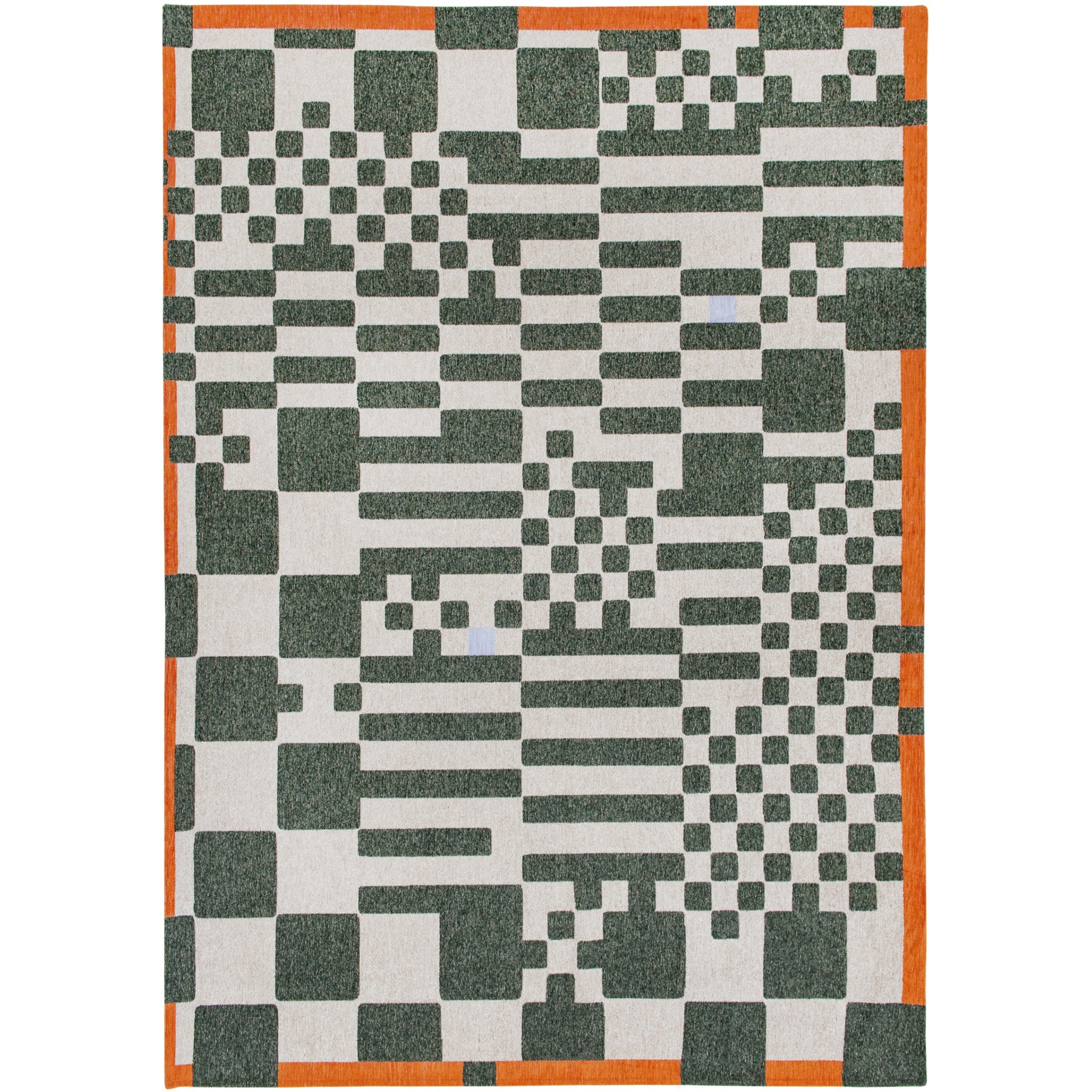 DYWAN PROSTOKĄTNY CHESS DEEP GREEN 240 X 170 CM OD LOUIS DE POORTERE