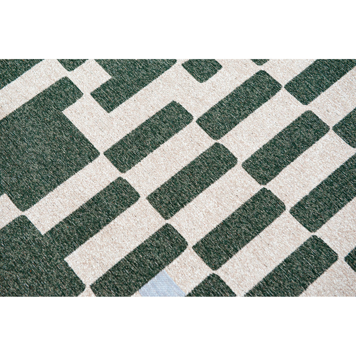 DYWAN PROSTOKĄTNY CHESS DEEP GREEN 240 X 170 CM OD LOUIS DE POORTERE