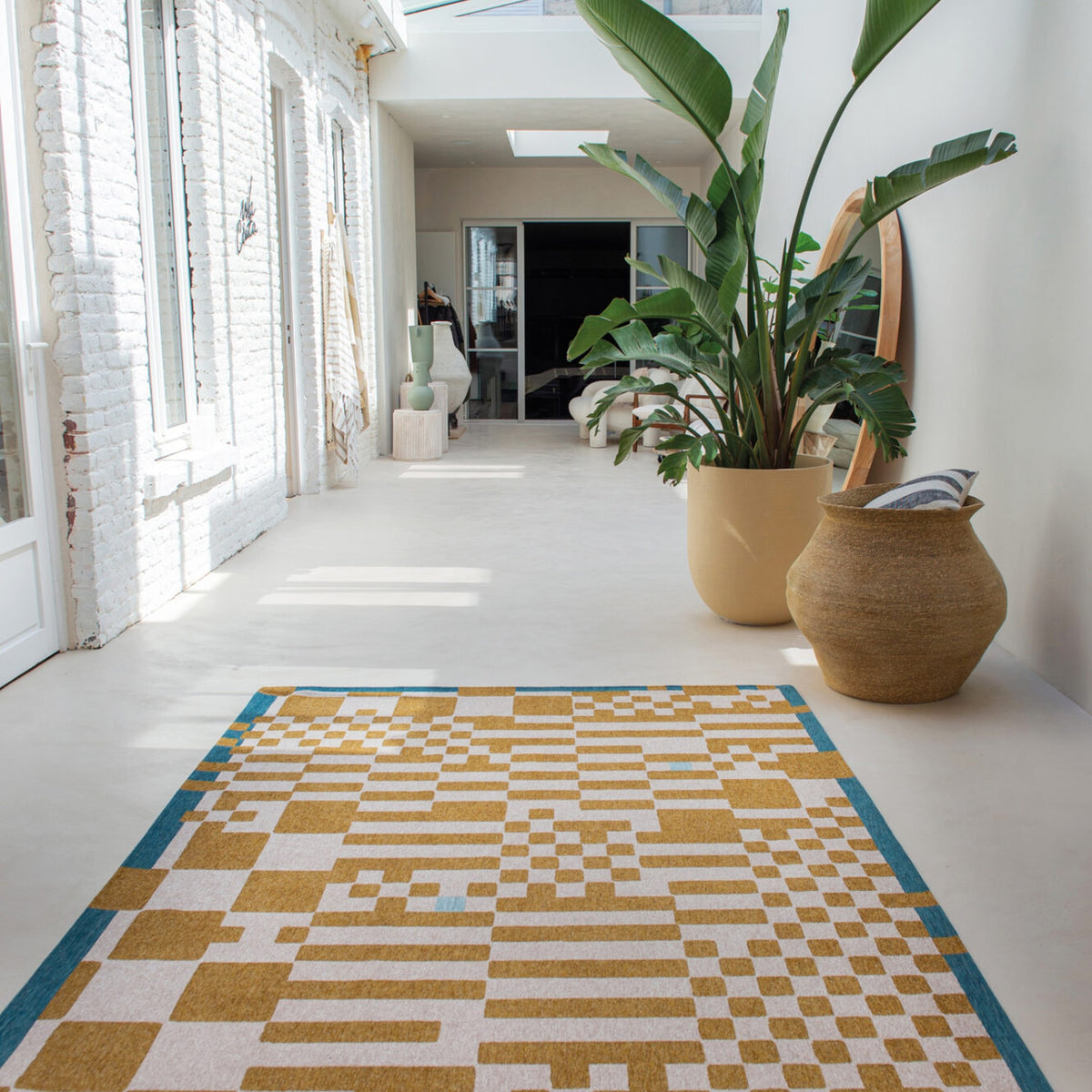 DYWAN PROSTOKĄTNY CHESS HONEY 240 X 170 CM OD LOUIS DE POORTERE