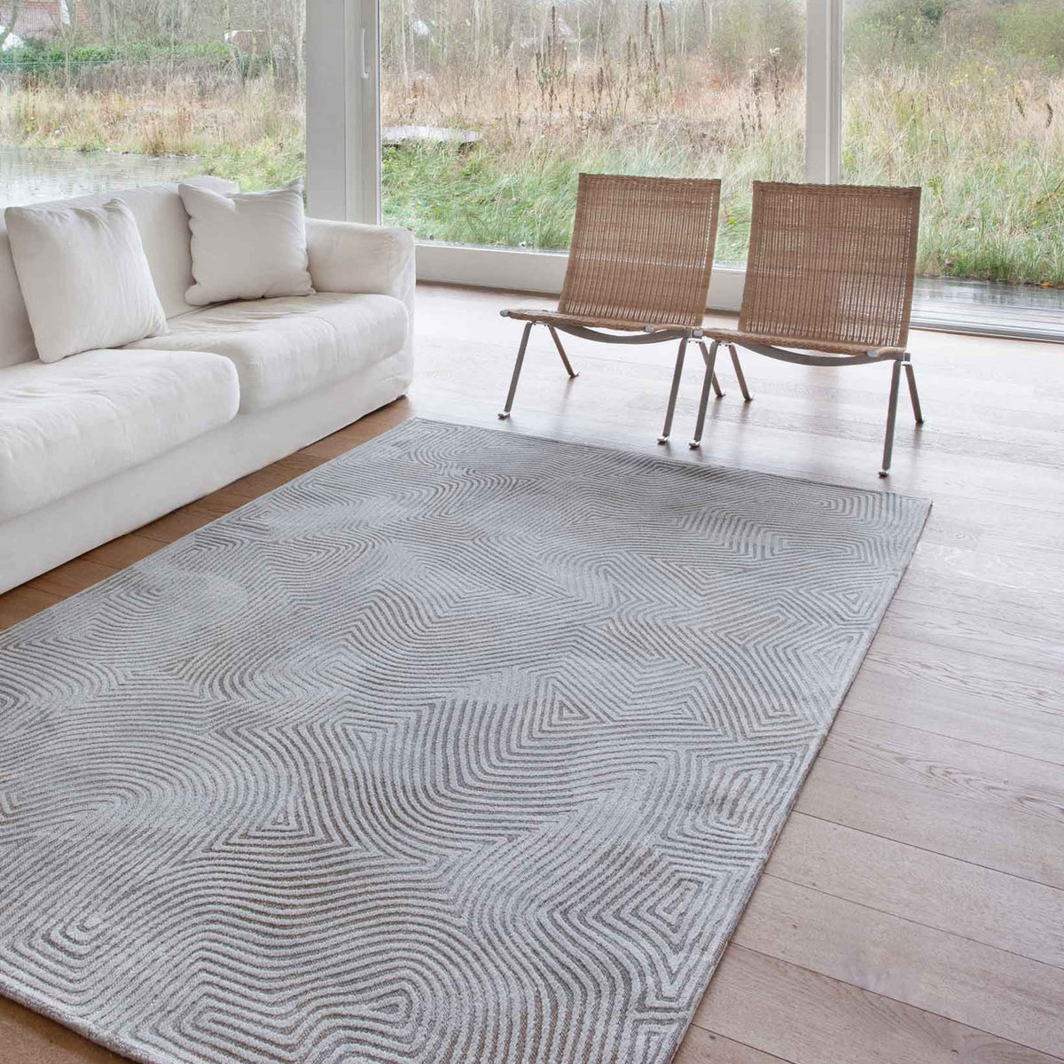 DYWAN PROSTOKĄTNY CORAL OYSTER WHITE 240 X 170 CM OD LOUIS DE POORTERE